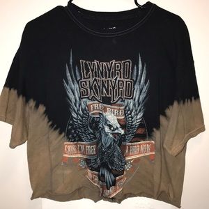 Oversized Cropped Graphic Tee